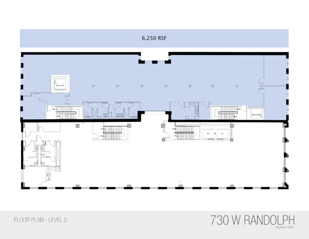 730 W. Randolph Floor 5 Floor Plan