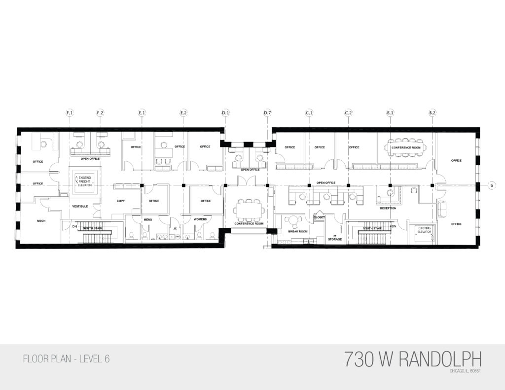 730 W. Randolph Floor 6 Floor Plan
