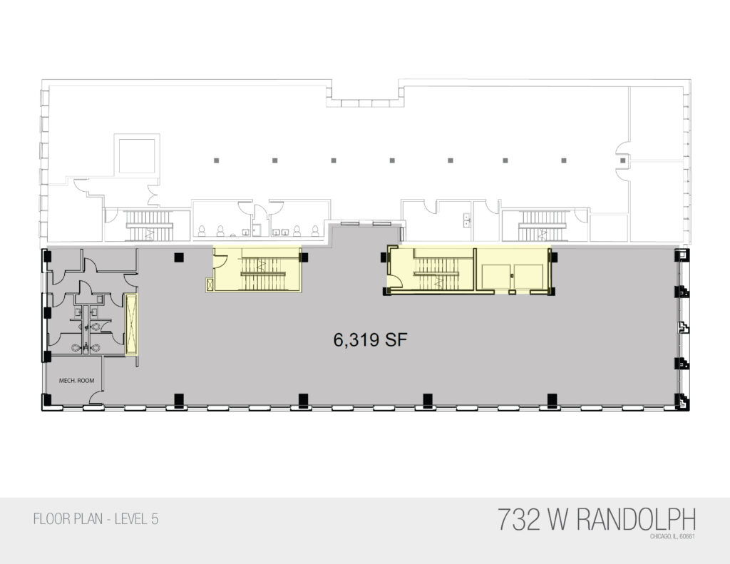 732 W. Randolph Floor 5 Floor Plan