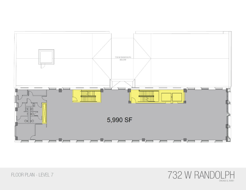 732 W. Randolph Floor 7 Floor Plan