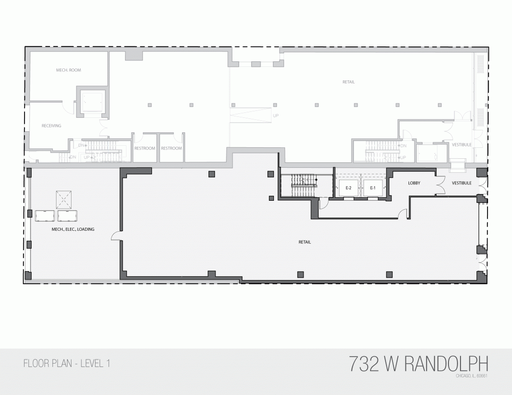 732 W Randolph Level 1 Floor Plan PDF