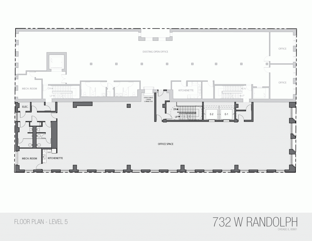 732 W Randolph Level 5 Floor Plan
