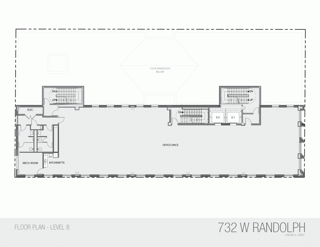 732 W Randolph Level 8 Floor Plan