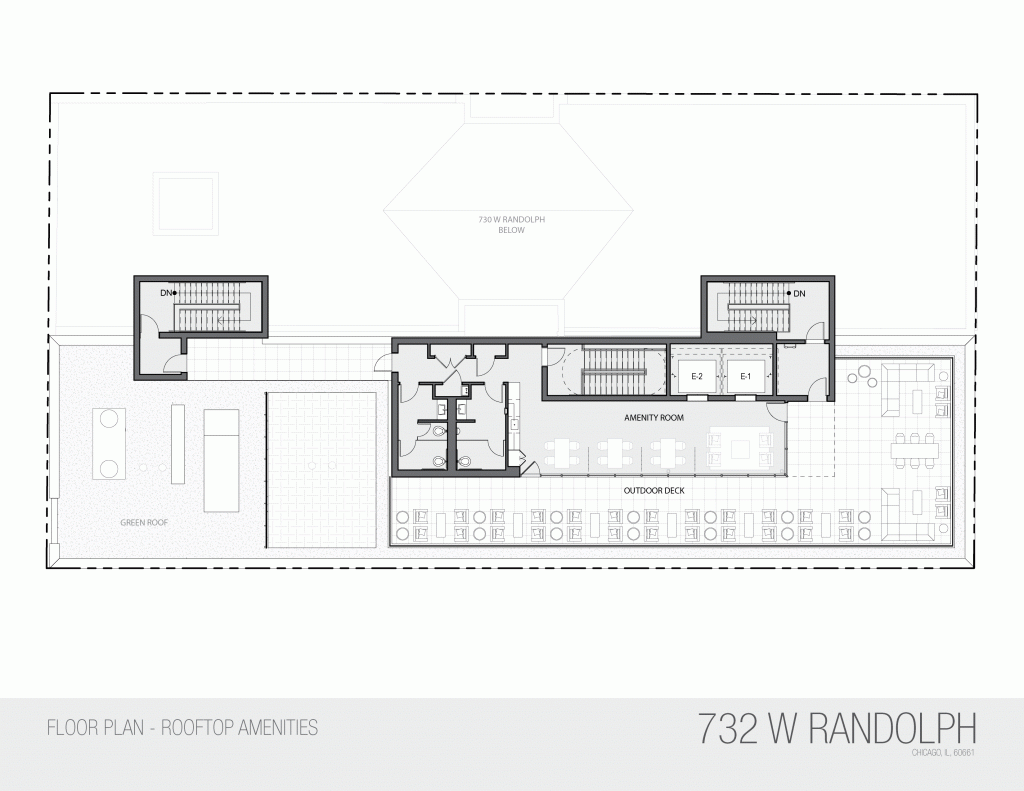 732 Roof Top Floor Plan